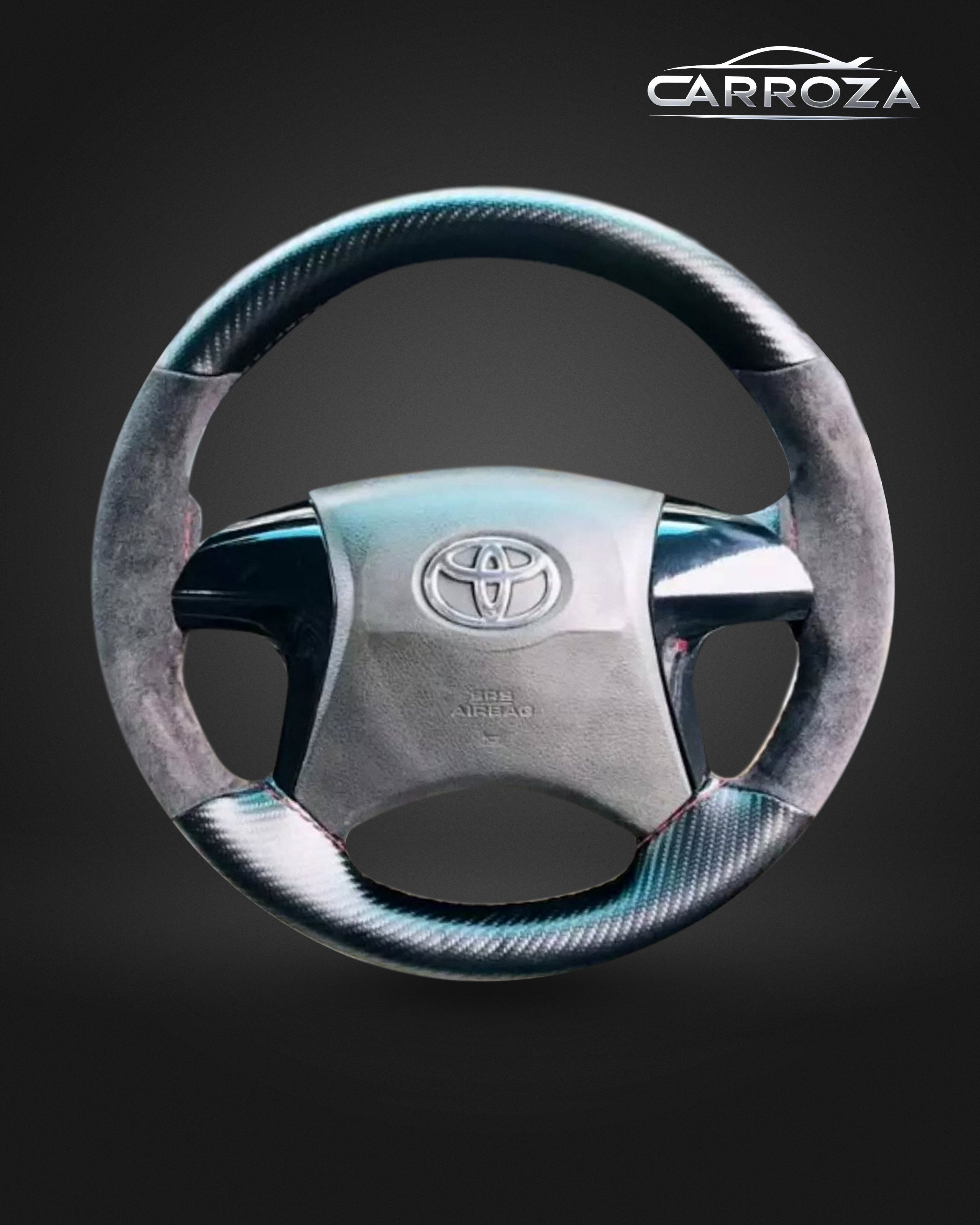 STEERING CARBON FIBER WITH ALCANTARA