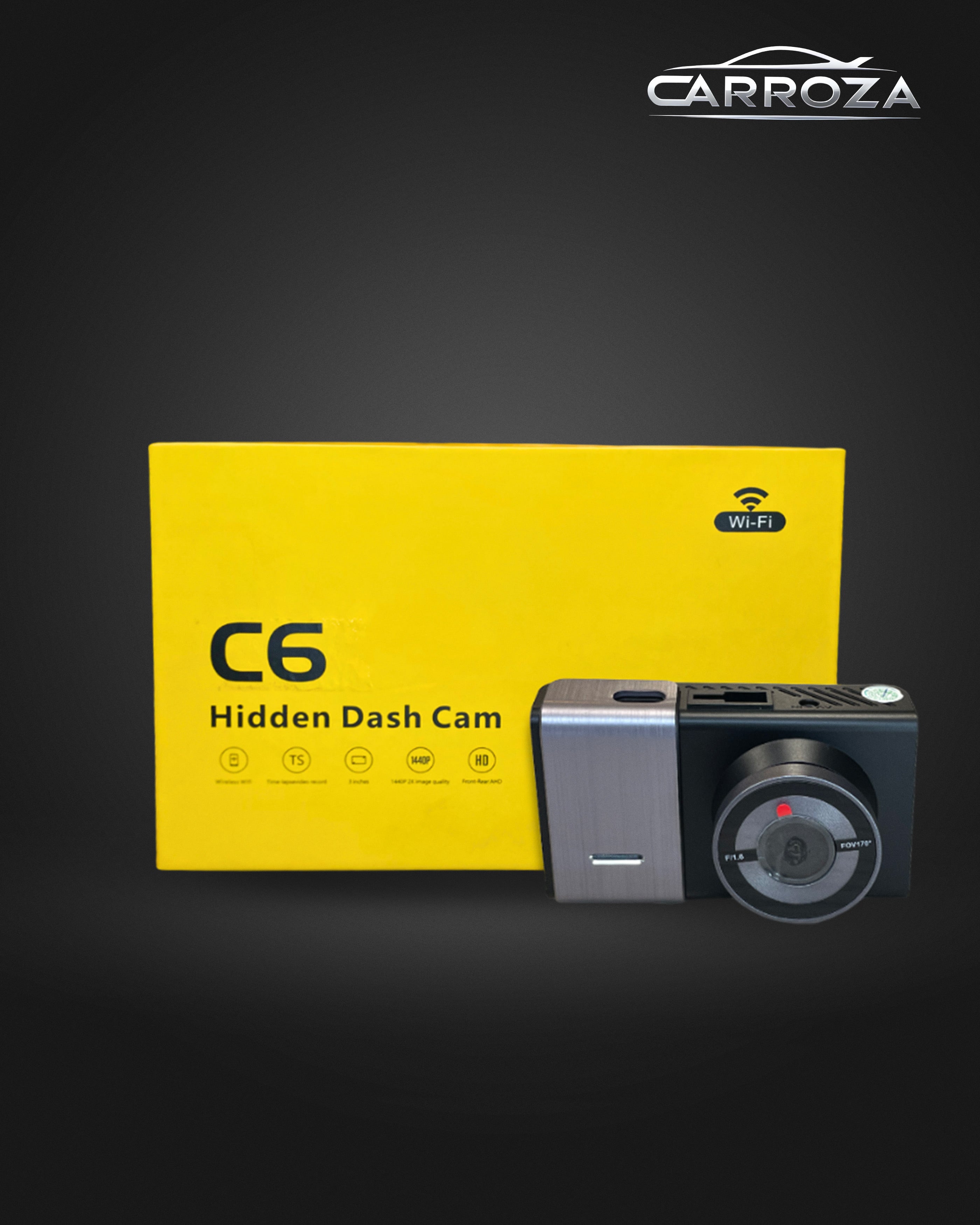 C6 HIDDEN DASH CAM - SLEEK PROTECTION