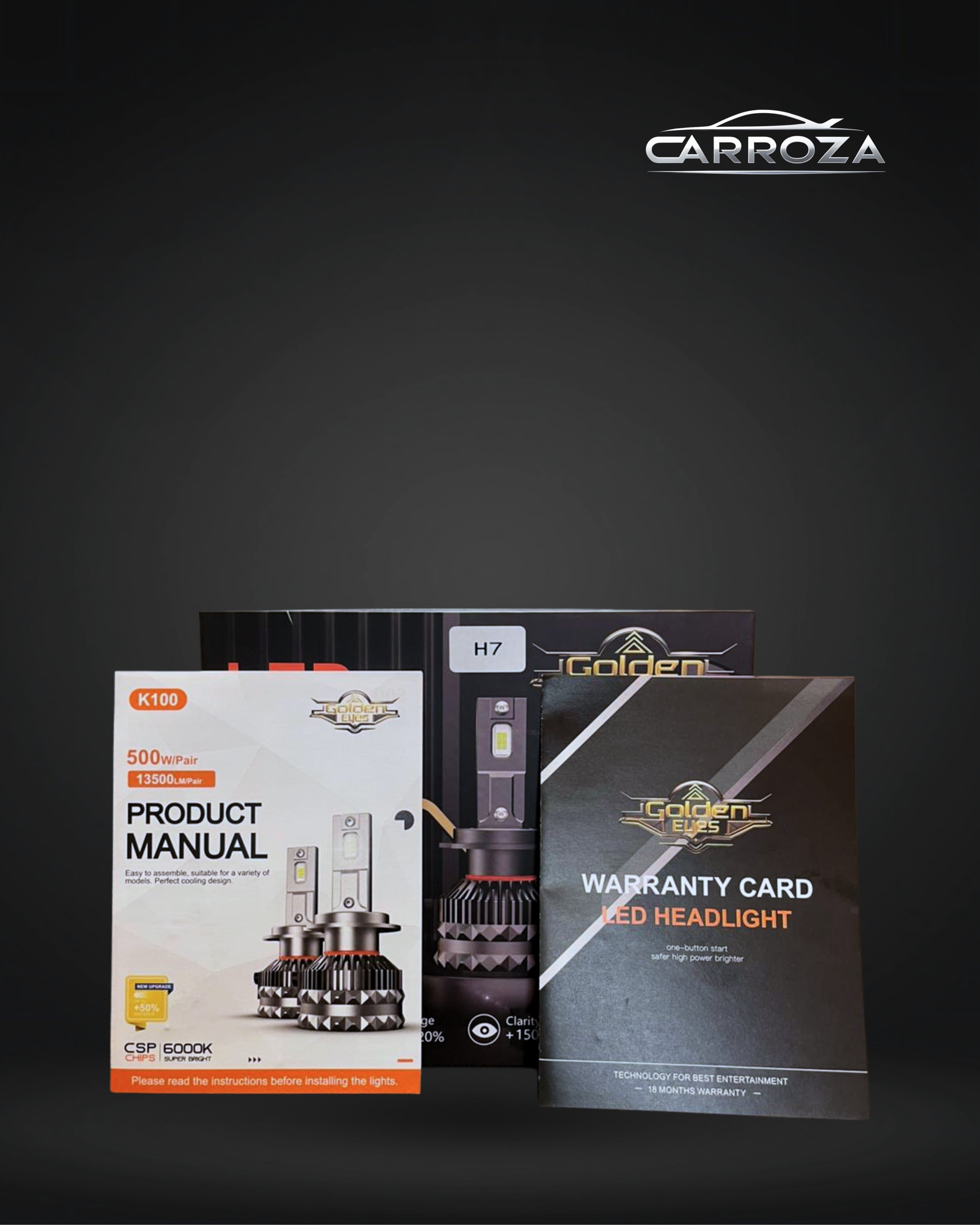 GOLDEN EYES MODEL K100 H7