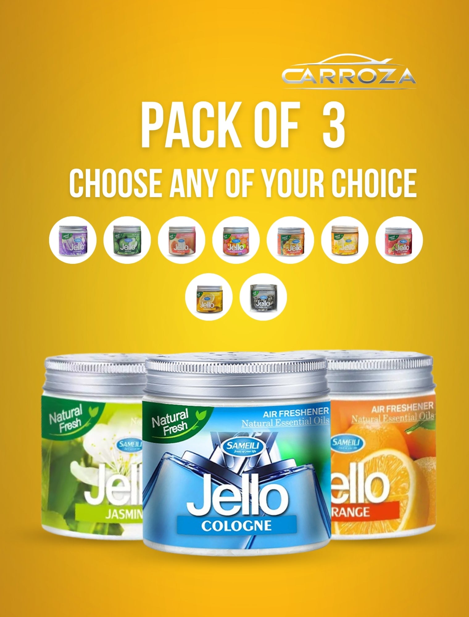 CARROZA JELLO BUNDLE (Pack Of 3)